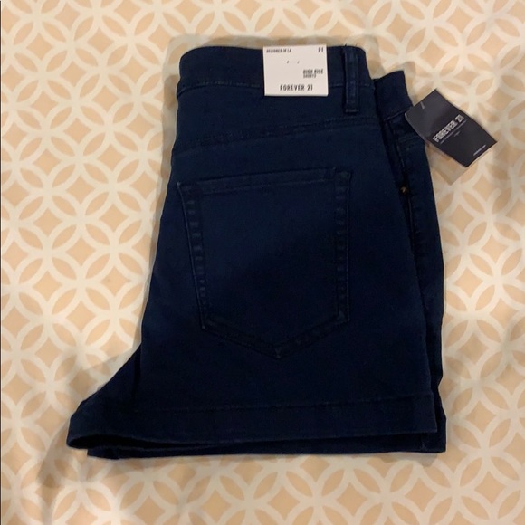 Forever 21 Blue Shorts - Picture 2 of 3